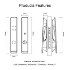 Aureline PrismEdge S5 Smart Mortise Lock